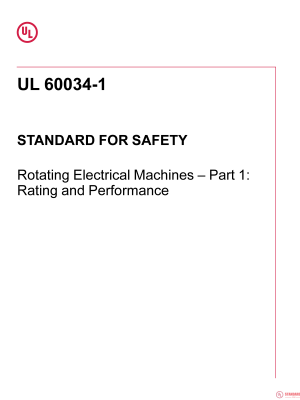 UL 60034-1 PDF UL 60034-1 PDF